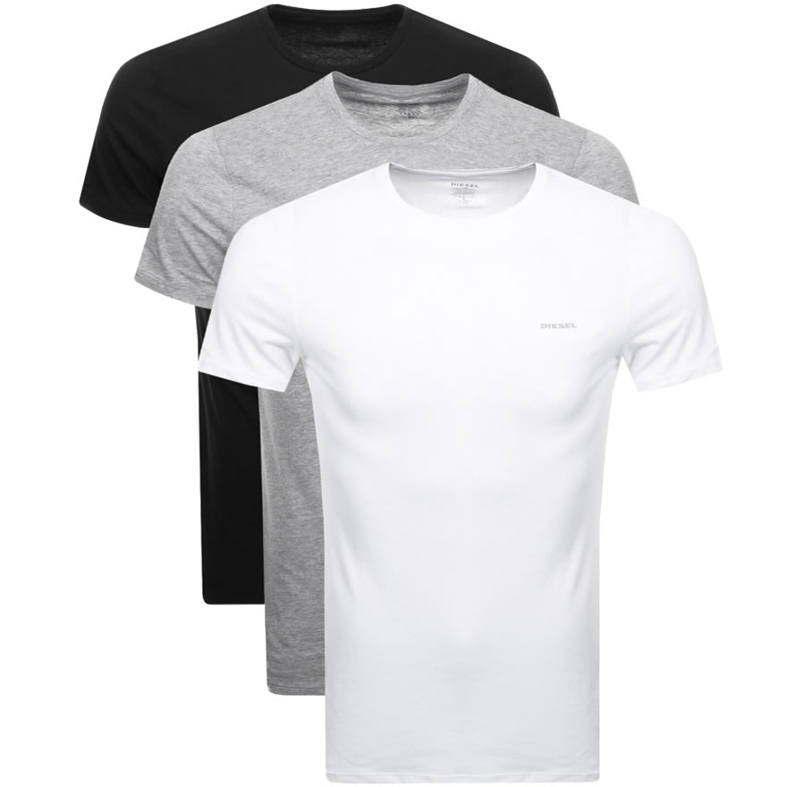 Alternative Image for ProductDiesel UMTEE Jake Triple Pack T Shirts Grey1